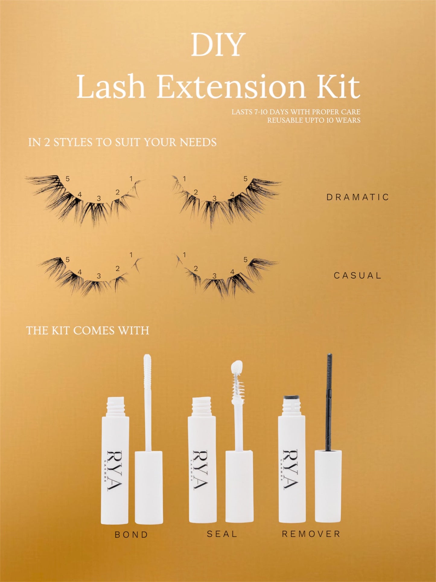 At Home Lash Extension Set - MAYA